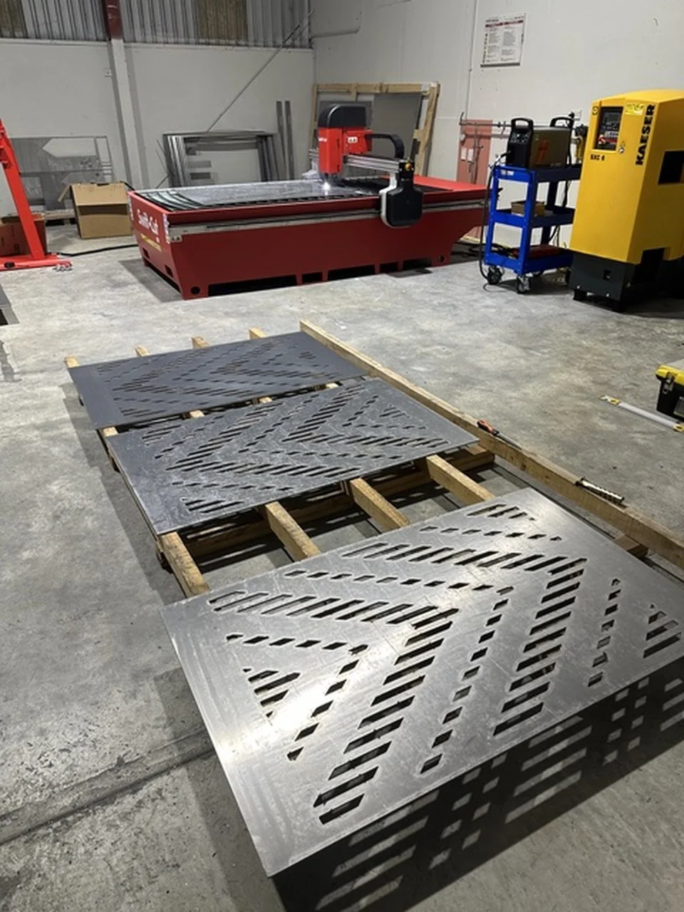 Bridge Panels, fabrication, 2023